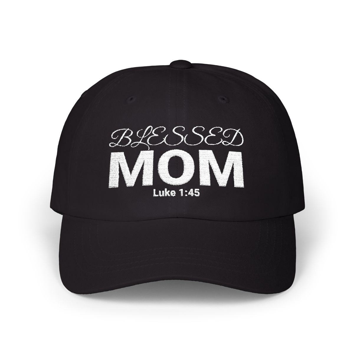Blessed Mom Embroidered Dad Cap - Christian Gift, Pay with MetaMask - Image 2