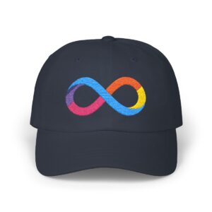 Internet Computer Logo Embroidered Dad Cap - ICP Crypto Gift, Pay with MetaMask